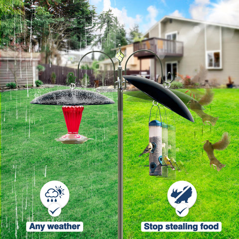 Andergi squirrel deterrent baffle extends feeder life and reduces waste
