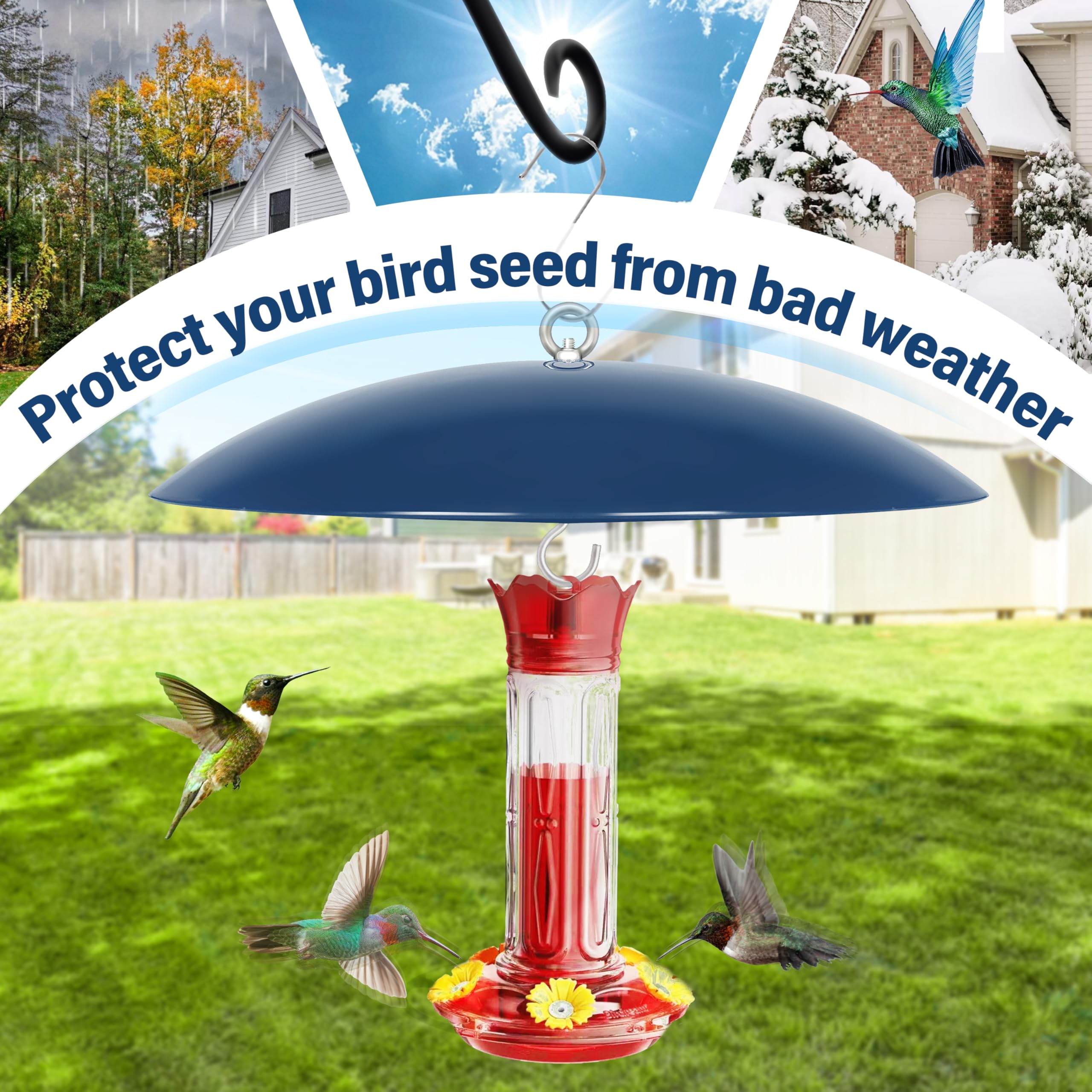 andergi PP material Dome Guard remains durable in sun and snow.