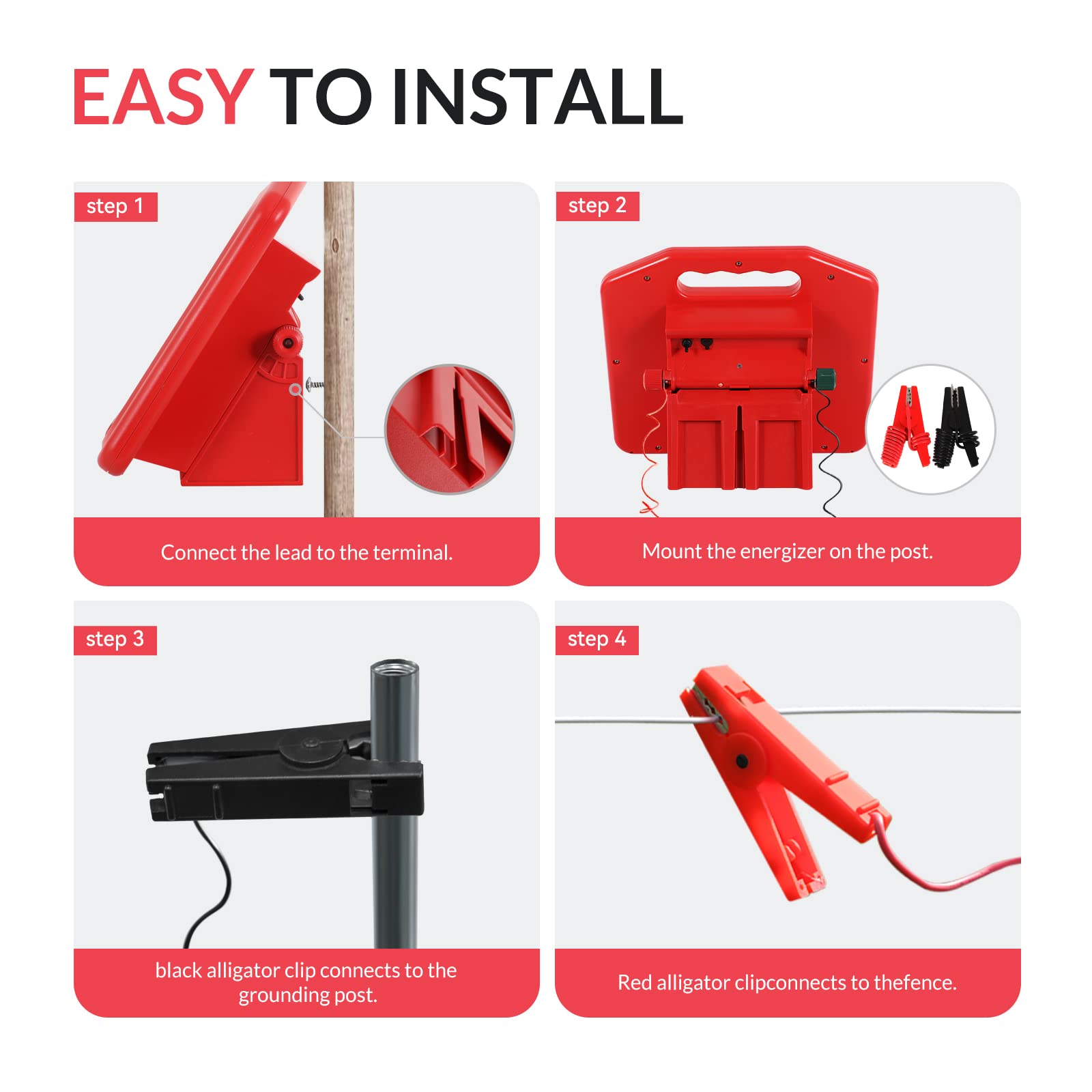 Andmon easy installation for quick setup on various posts.
