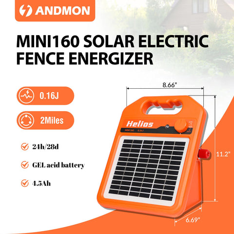 Andmon MINI160 weather-durable enclosure withstands outdoor conditions.