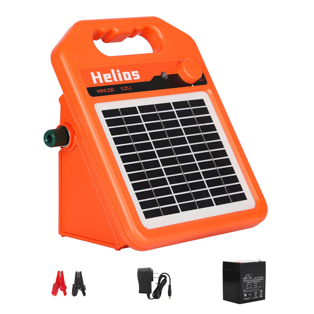 AndMON MINI250 front view energizer for reliable remote fencing.