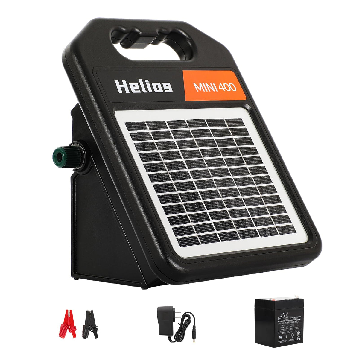 Andmon Mini400 solar panel closeup for reliable daytime charging in outdoor settings.