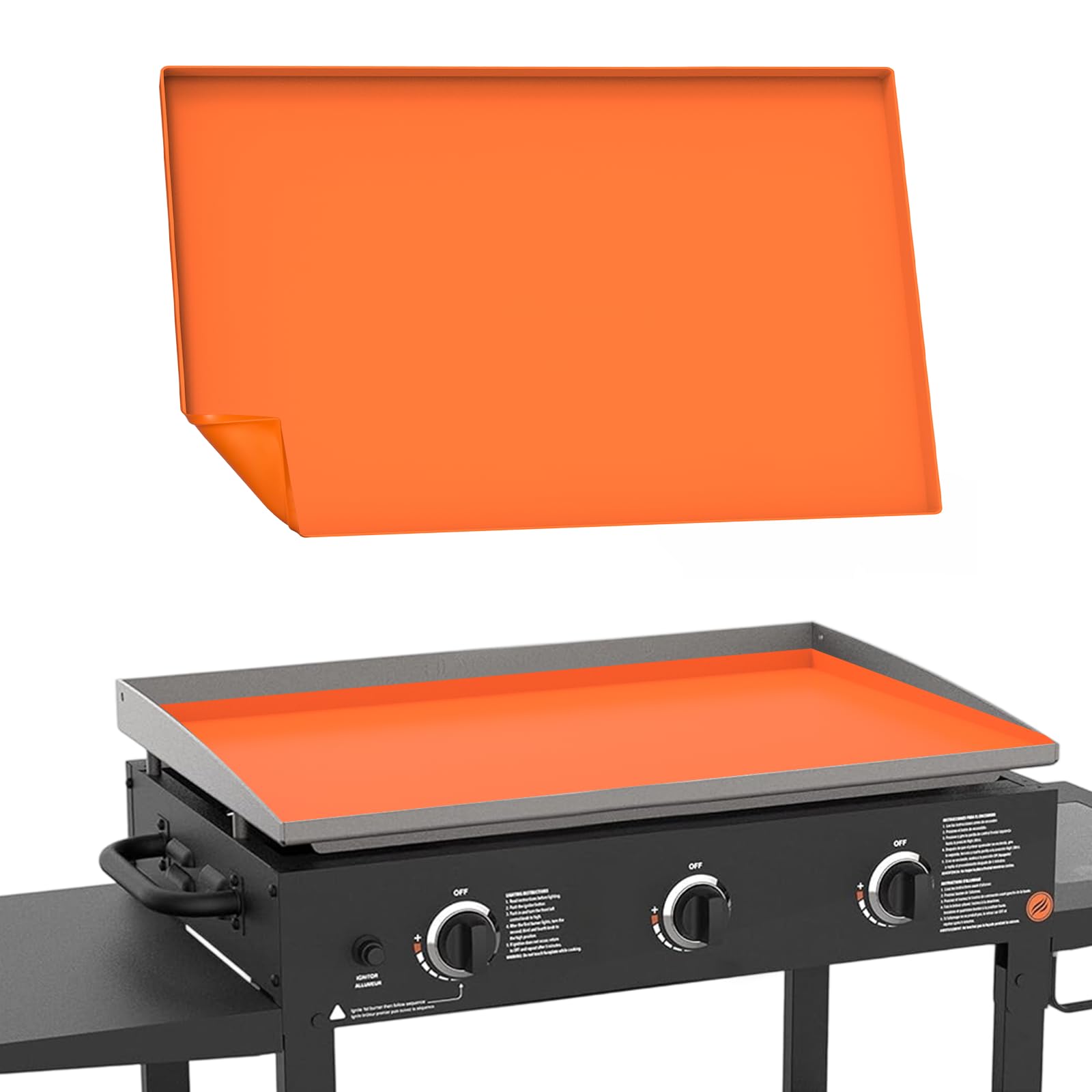 AndoBubblu silicone griddle cover full wrap protecting Blackstone 28-inch pan