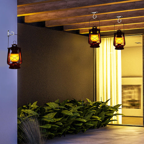 AnDock lights and string lights easily suspended for ambient evenings.