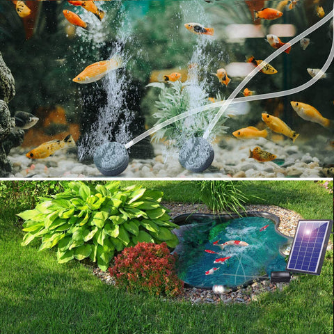 Andoer air stone set enhances bubble dispersion for small tanks.