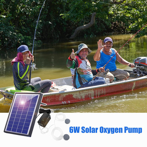 Andoer oxygenator pump outlets distribute air evenly for pond water.