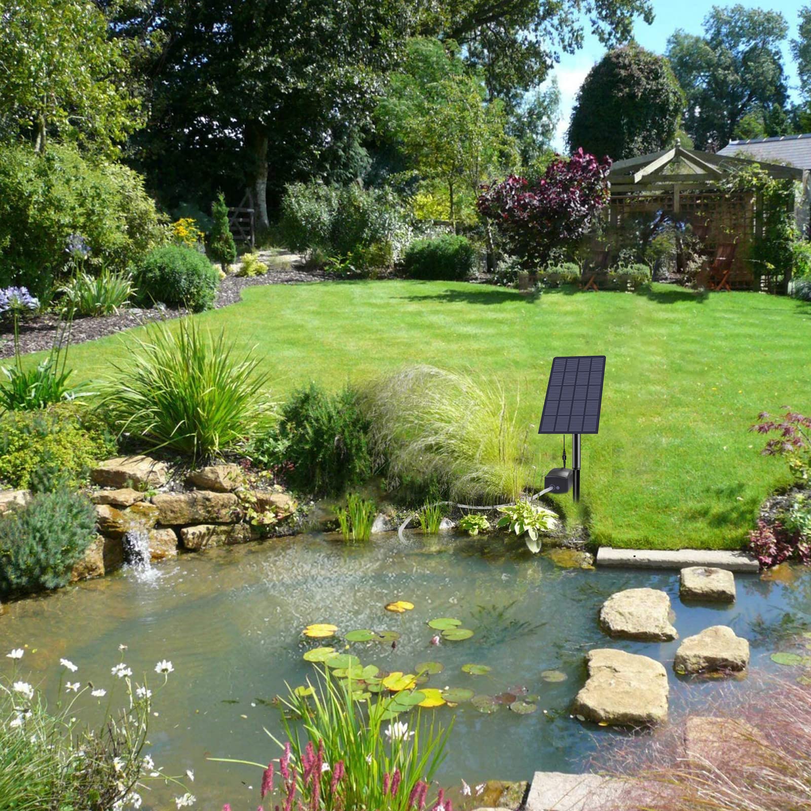 Andoer solar pond accessories included simplify setup and maintenance