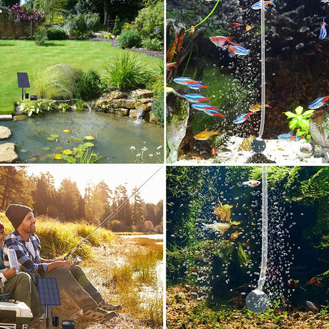 Andoer solar pond ground bracket enabling stable outdoor installation