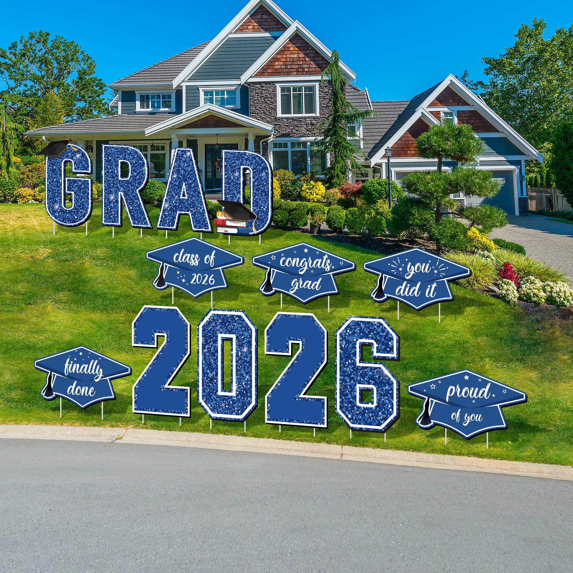 Aneco outdoor lawn display ideal for home fronts and celebrations.