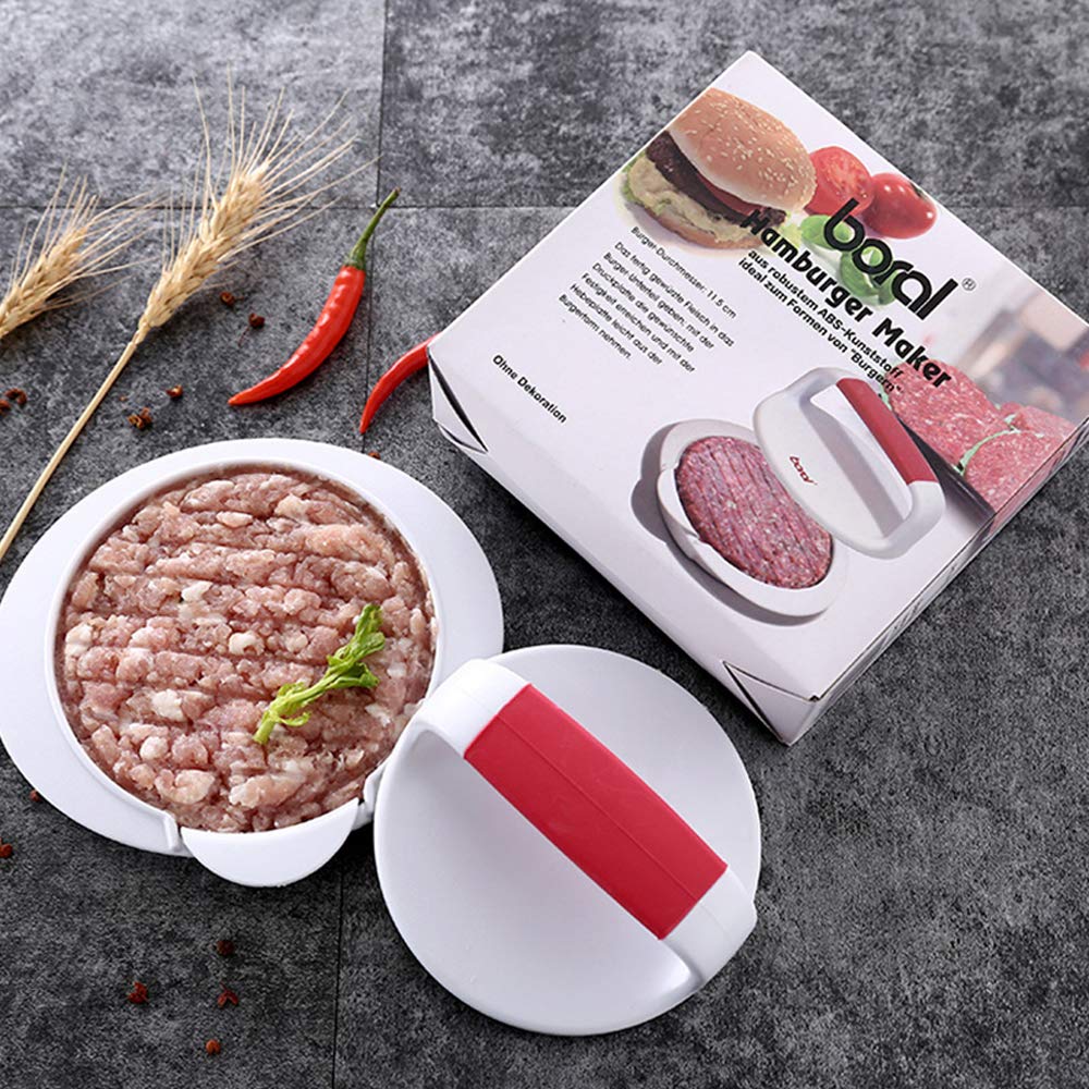 ANEUHS burger press easy-release base highlighted for smooth patty removal