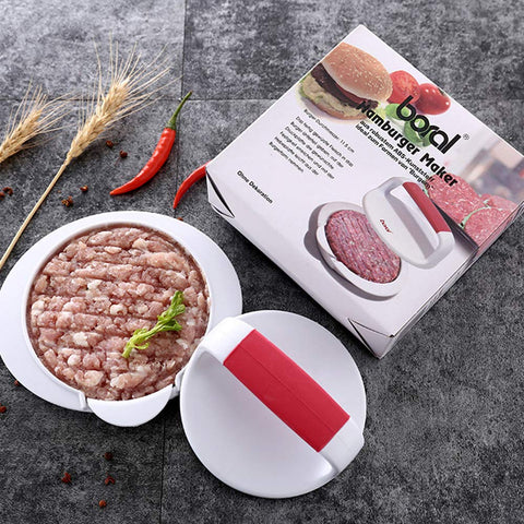 ANEUHS burger press easy-release base highlighted for smooth patty removal