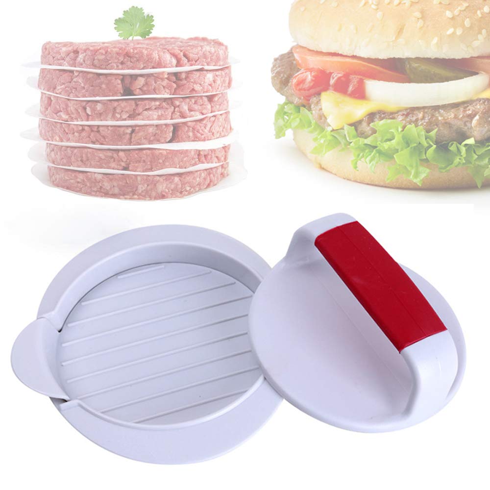ANEUHS burger press patty mold close-up showing uniform patties for even cooking