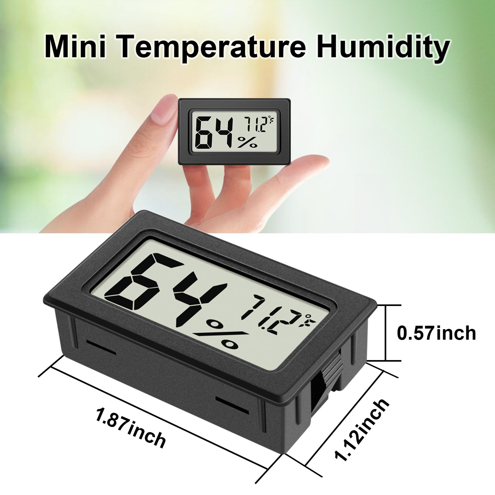 ANFBYOH mini thermometer hygrometer probe enables precise sensing
