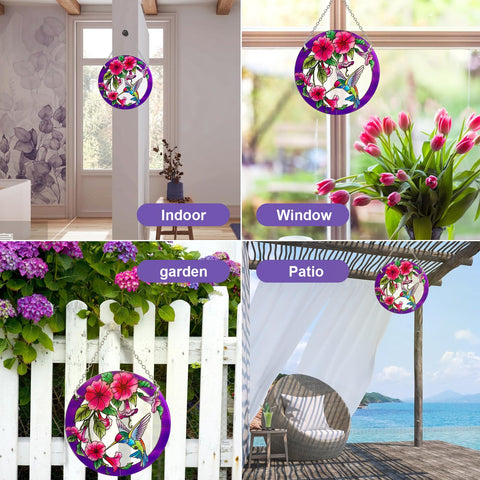 ANFURI window light reflection colors suncatcher brings shimmering ambience to any room