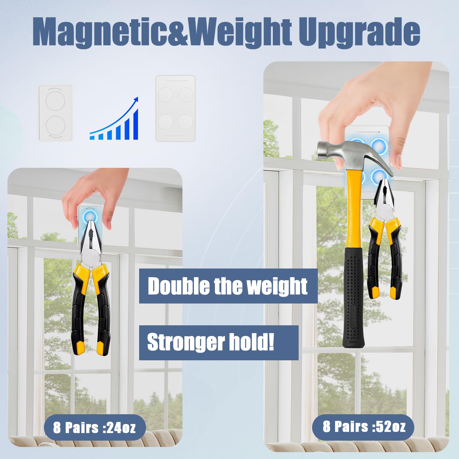 ANGAR 32pcs heavy-duty curtain weights prevent flutter on large drapes