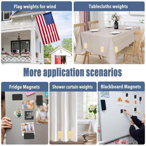 ANGAR weights for curtains tablecloths shower curtains and flags
