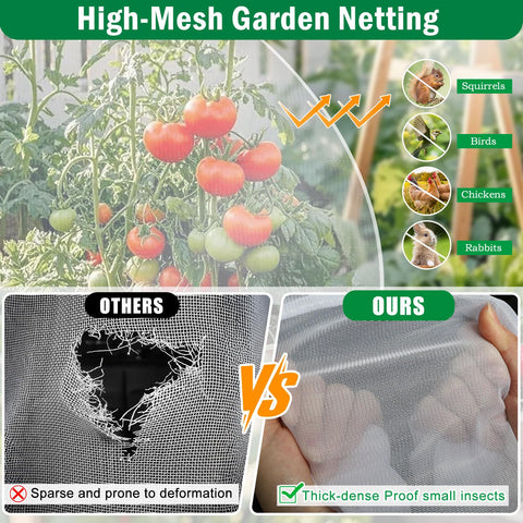 Angar insect barrier netting blocks pests while letting sunlight and air through.