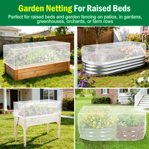 Angar protective netting keeps crops safe during watering without removal.