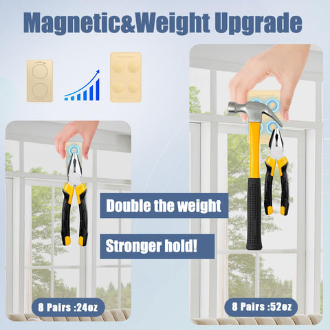 ANGAR 16-piece option shown on a patio curtain for stability