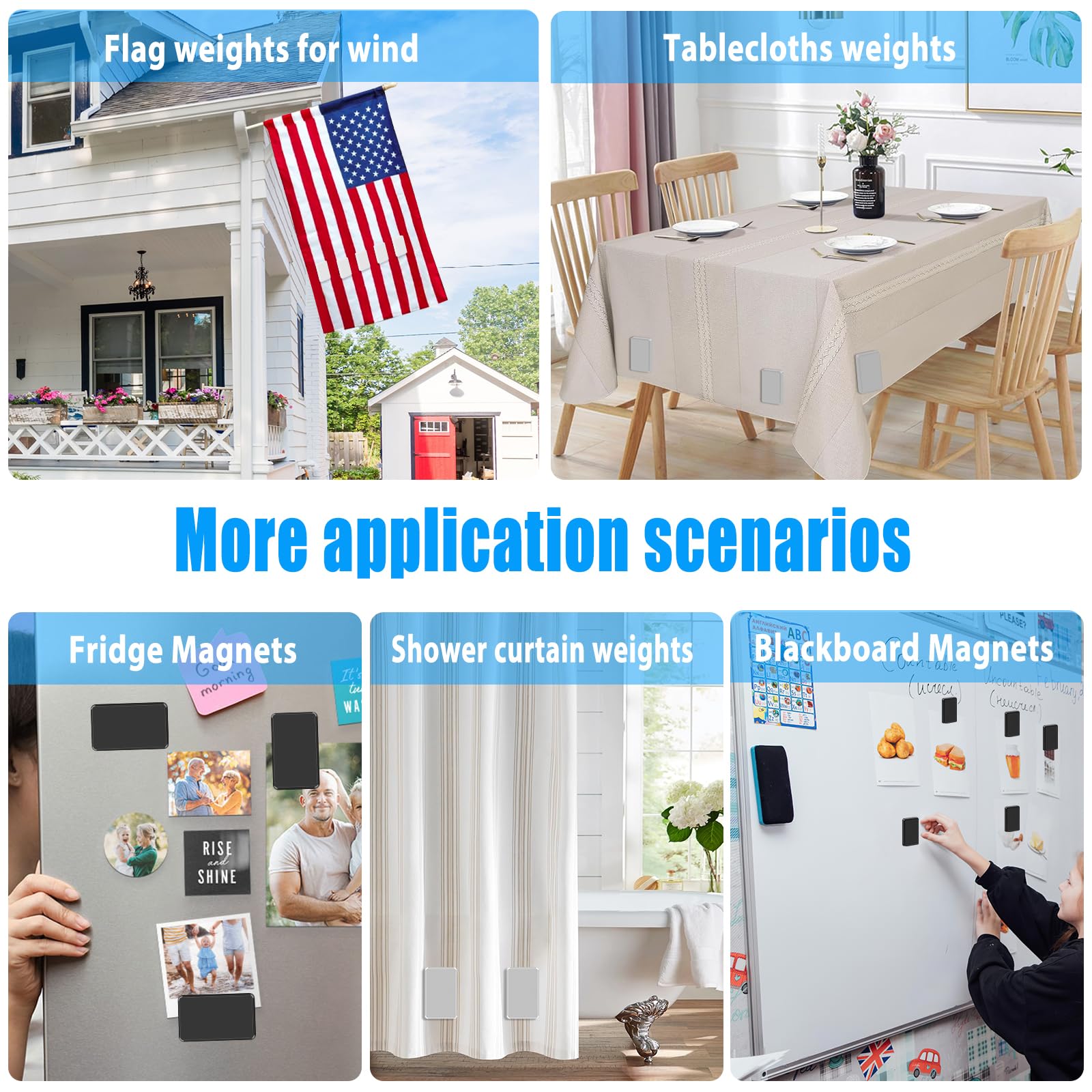 ANGAR suitable for curtains, tablecloths, shower curtains, and flags for outdoor use.