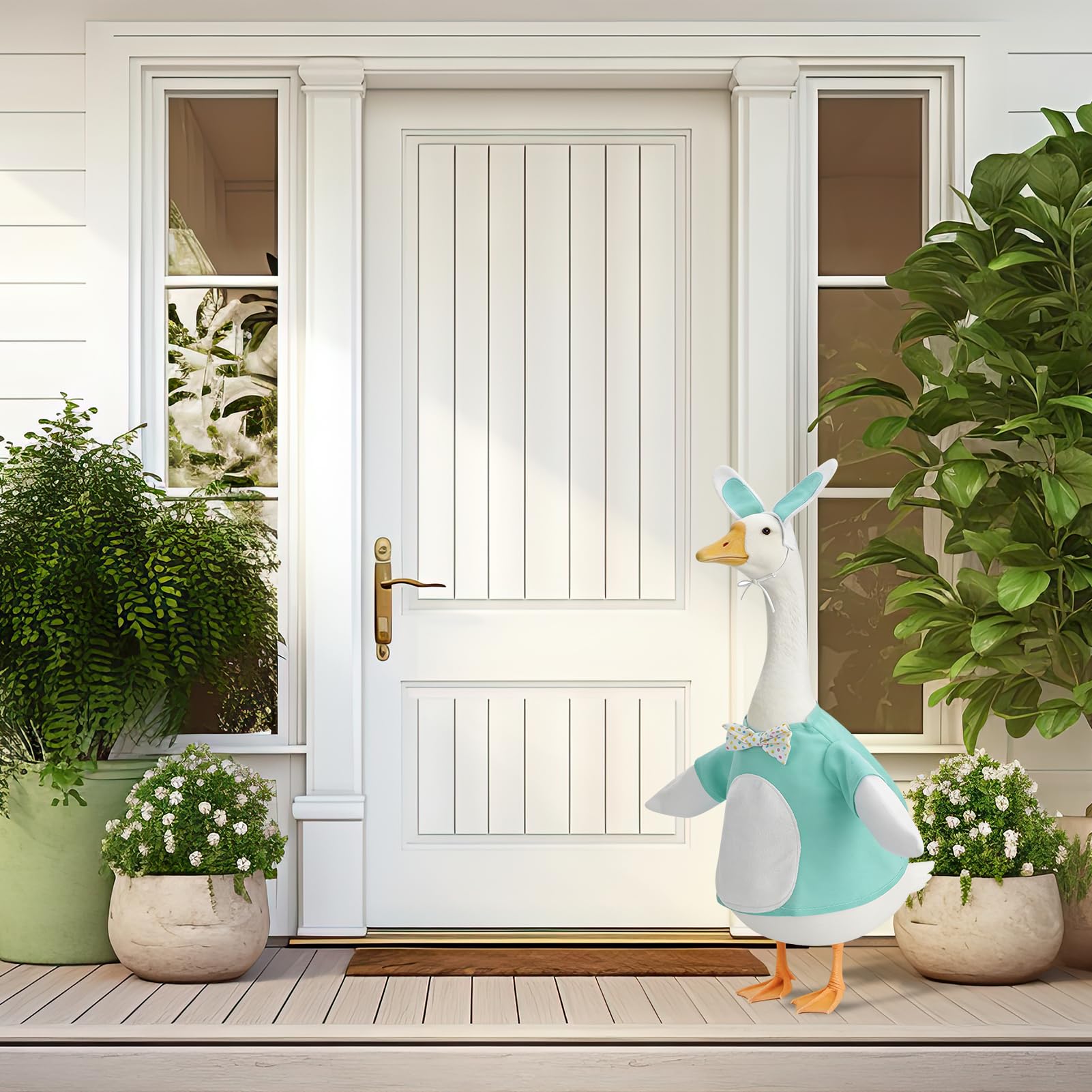 Angirlish Easter decor for photos, porch displays, and garden accents.