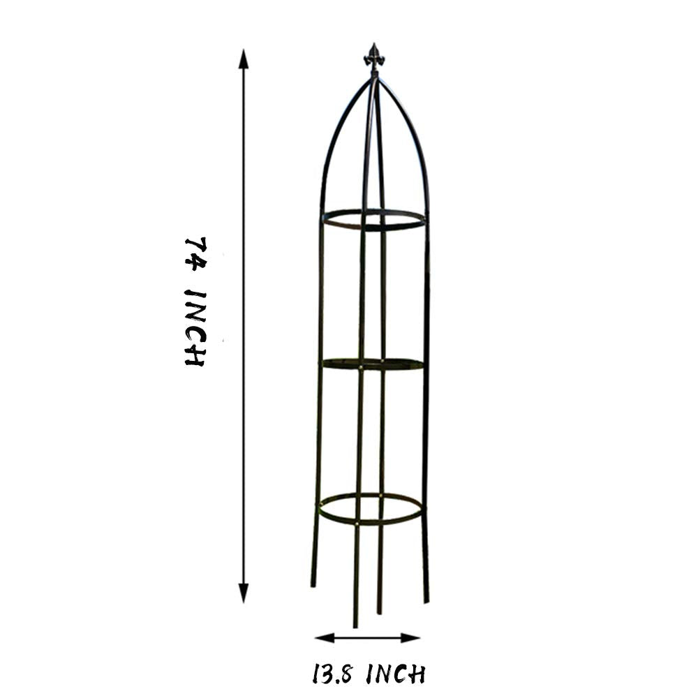 AngJi vertical trellis tower elevates vegetables and flowering climbers.