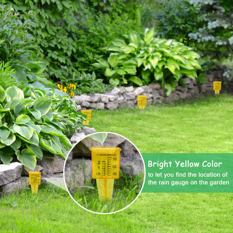 Anglekai lawn gauge helps monitor irrigation and conserve water
