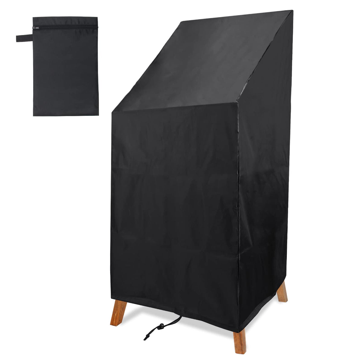 Anglekai outdoor chair cover waterproof heavy-duty fabric protecting high-back chairs.