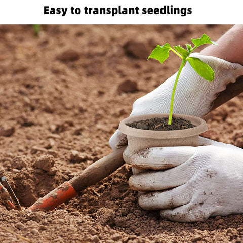 ANGTUO 30 pots help reduce plastic waste and promote eco-friendly gardening.