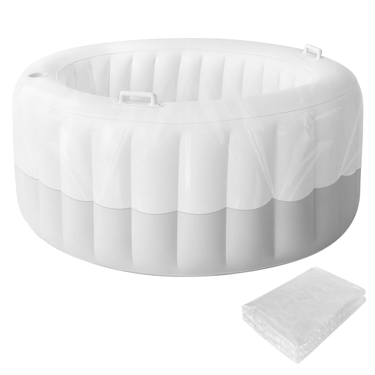 Anicuta birth pool liner with elastic edge fit for a secure, waterproof seal.