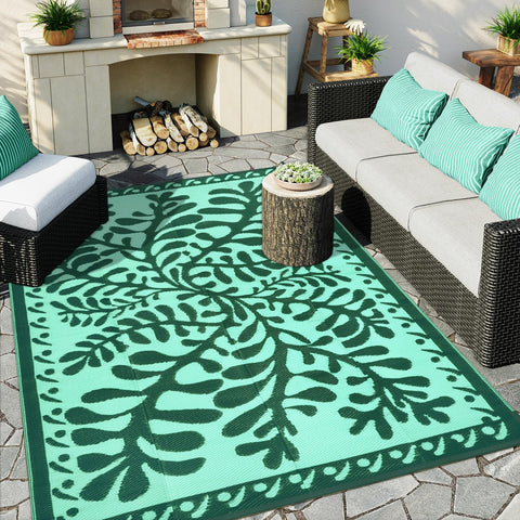 Anidaroel quick-dry weave outdoor rug dries quickly after outdoor use