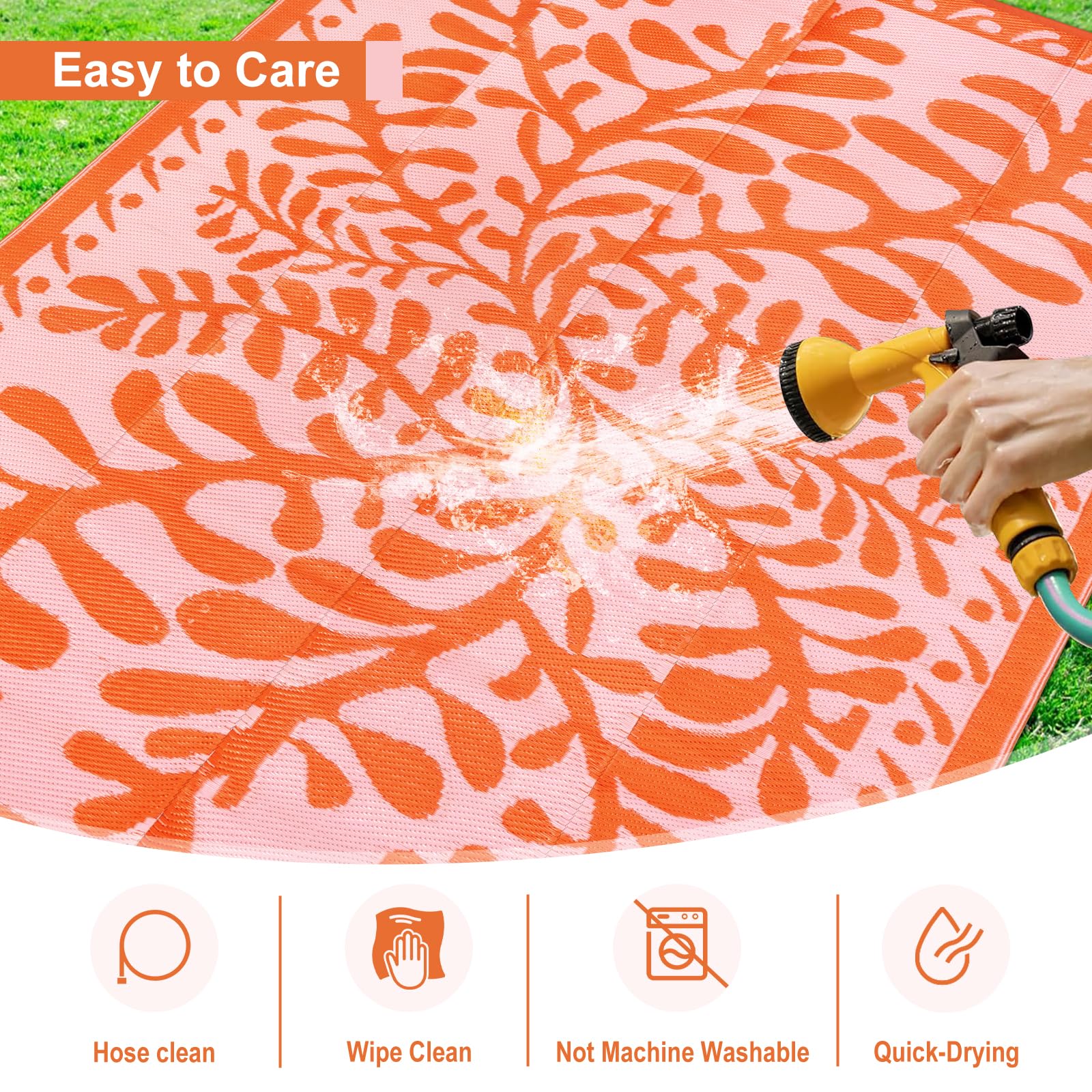 Anidaroel rug wrinkles relax with sun exposure or gentle walking.