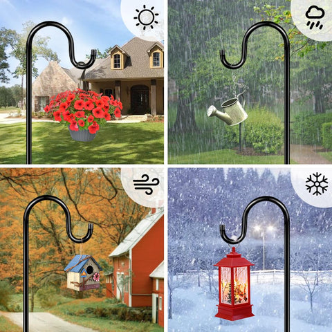 ANIDEER bird feeder stand holds up to 16 lbs outdoors.