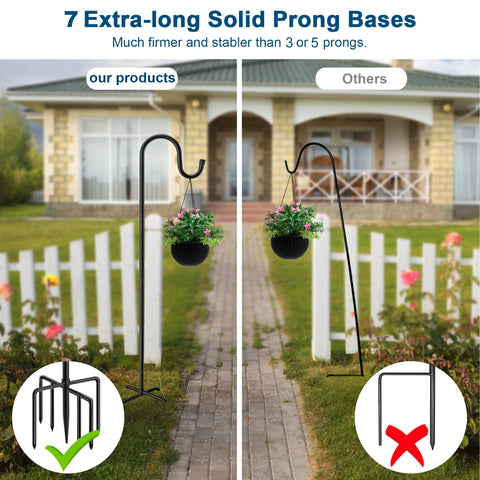 ANIDEER garden hook blends simple style with practical versatility for outdoor use.