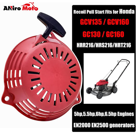 Aniro Moto Honda GCV135 GC160 compatibility label aids correct fitting.