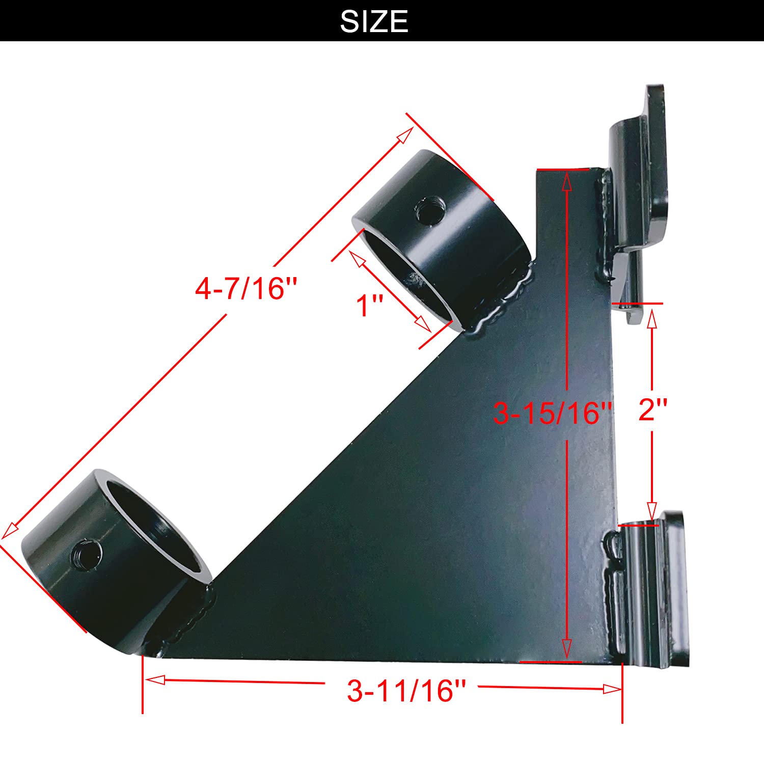 ANISUN Fivepine bracket at a 45-degree angle prevents flag tangling