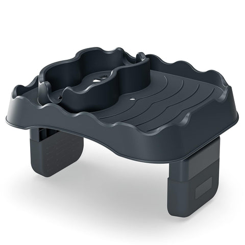 Anivia hot tub tray with adjustable width clips onto inflatable spa edges for a secure fit
