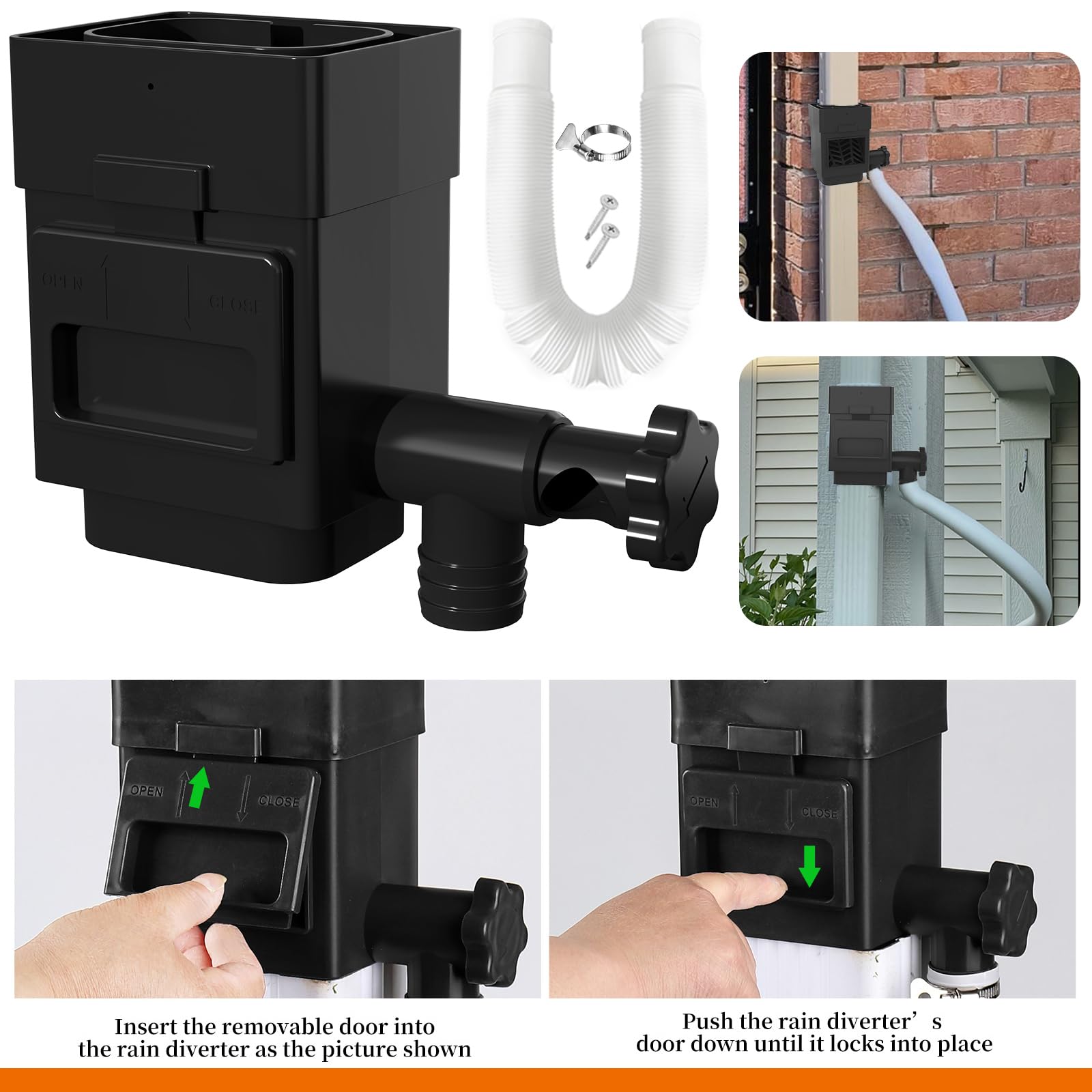 Anivia 5ft hose with rainwater system for flexible routing.