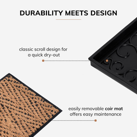 Anji Mountain AMB0BT2F-003 removable coir insert adds stylish decor options.