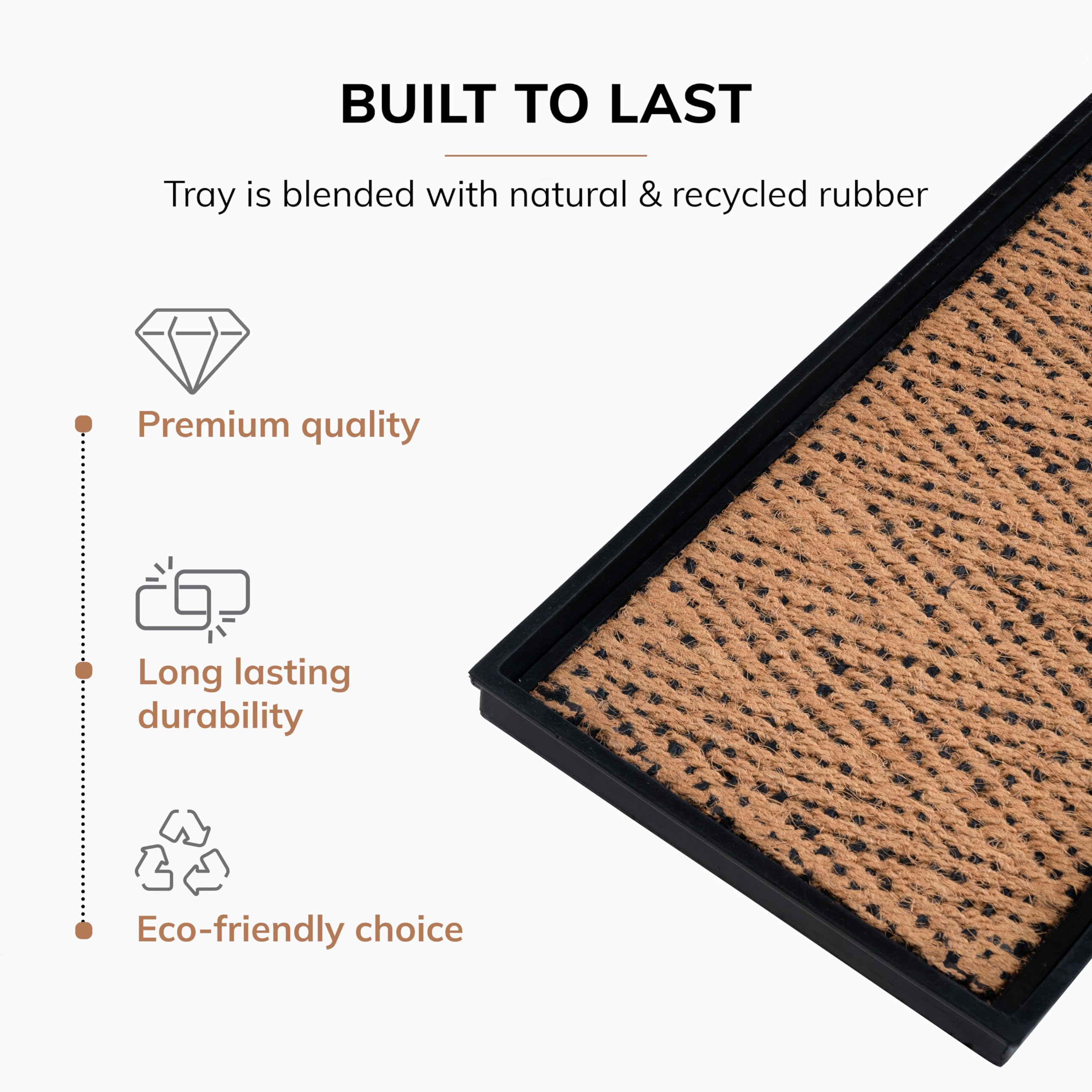 Anji Mountain AMB0BT2F-003 two-pair tray with raised edges traps moisture.