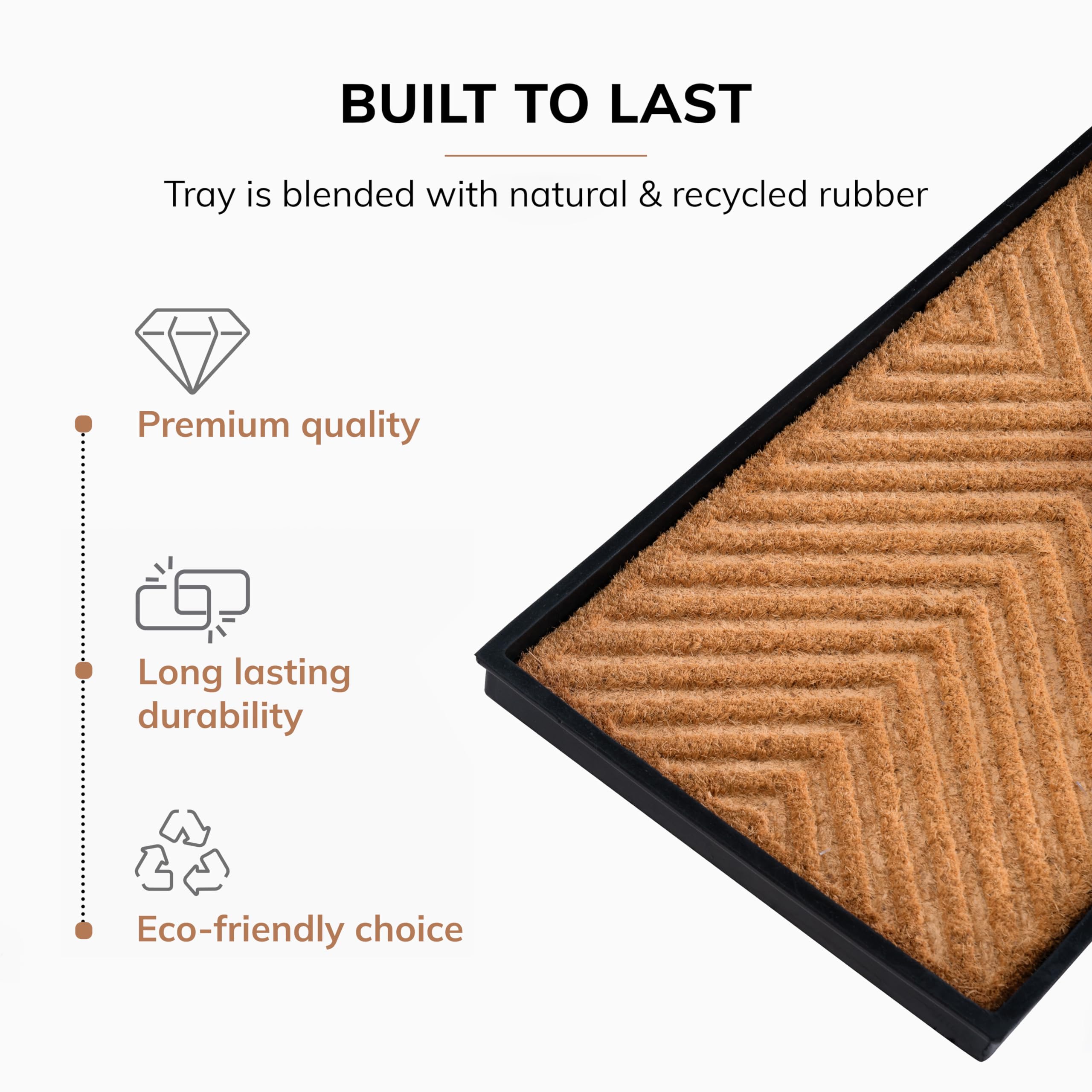 Anji Mountain AMB0BT3F-017 34.5-inch wide tray holds three pairs of shoes.