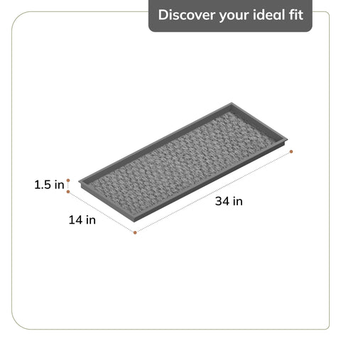 Anji Mountain AMB0BT3F-017 raised-edge design contains spills and debris.