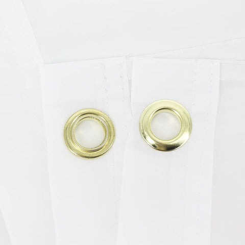 ANJOR flag header with brass grommets for secure mounting