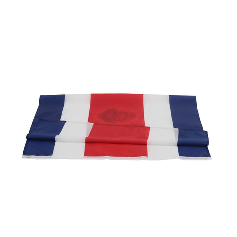 ANJOR Costa Rica flag polyester with UV fade resistant dye for bright, lasting color