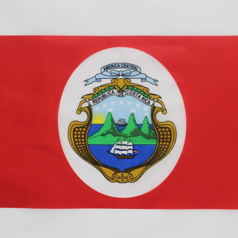 ANJOR Costa Rica flag features double stitching edges for durable everyday use