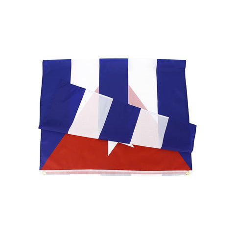 ANJOR Cuba flag displays vivid colors resistant to fading in sunlight.