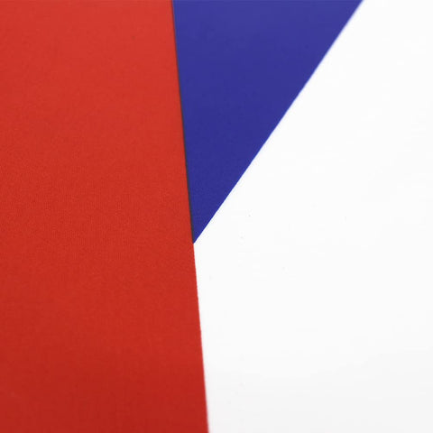 ANJOR flag features reinforced stitching along edges for long-lasting performance.