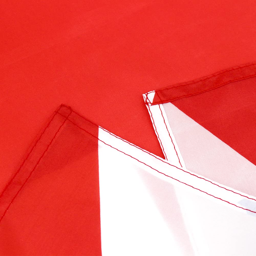 ANJOR Flag edges feature double stitching for durable displays.