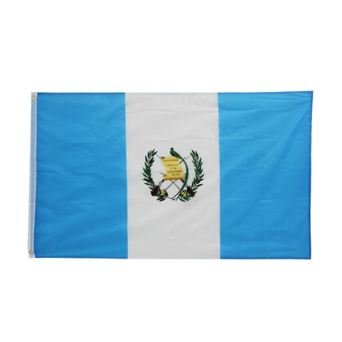 ANJOR Guatemala flag with brass grommets for sturdy outdoor display