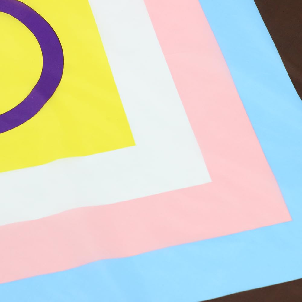 ANJOR Intersex Progress Flag UV fade resistant colors in daylight